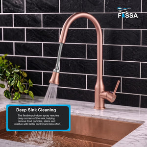 Smooth water control with a stylish and practical design.