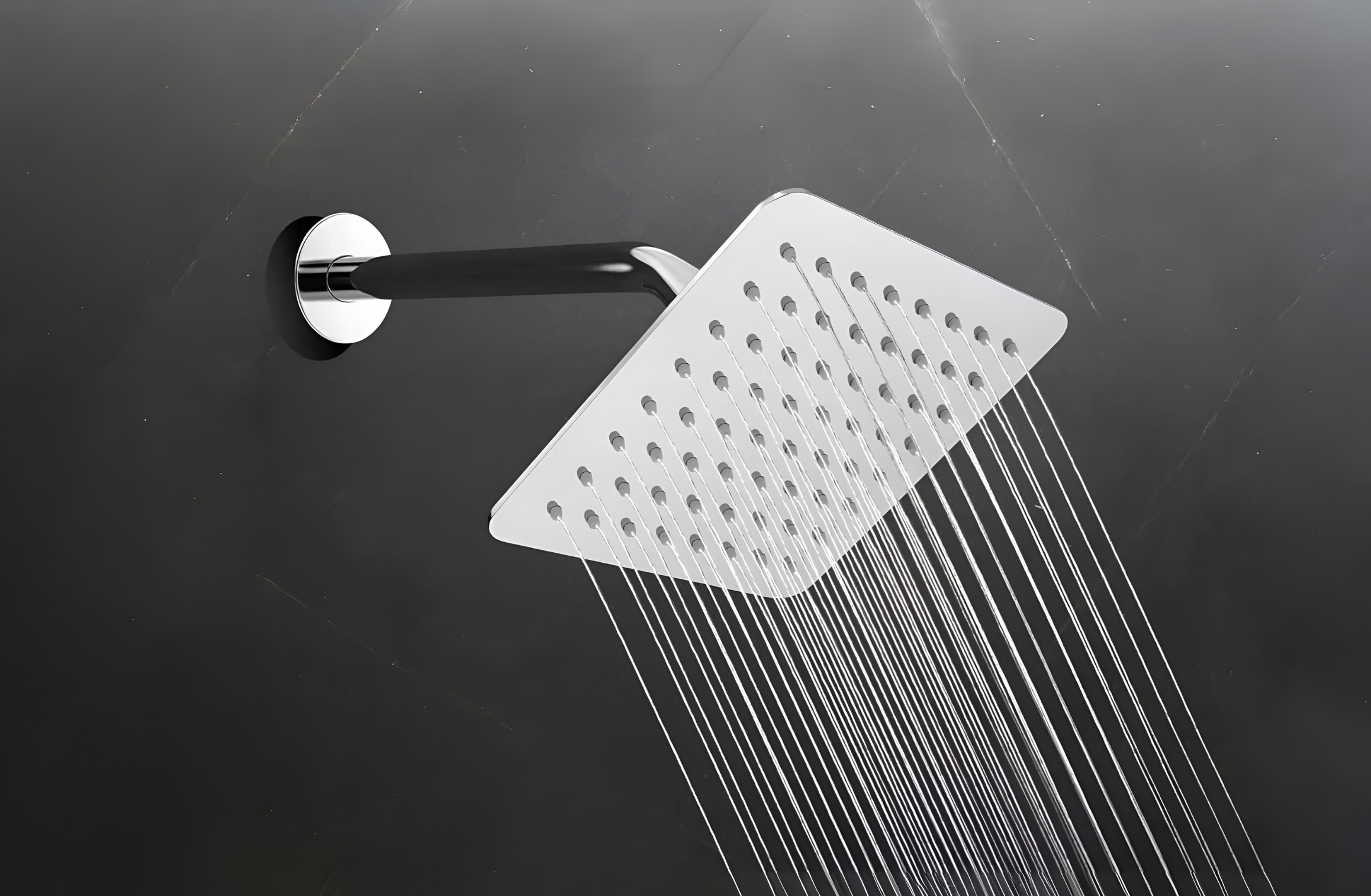 Overhead linear channel drain for modern bathroom and shower 