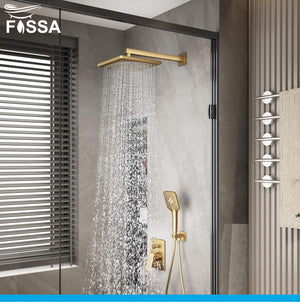 Wide water coverage for a relaxing shower every day.

