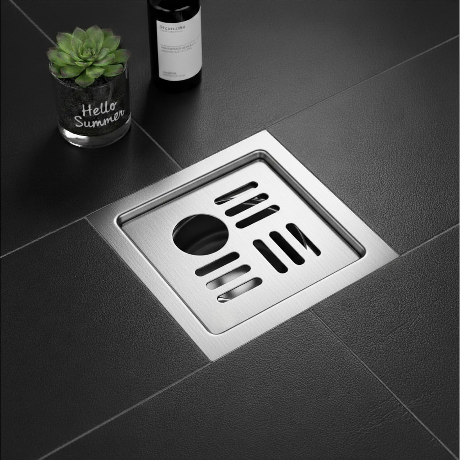 Durable stainless steel body designed for long-lasting drainage performance.