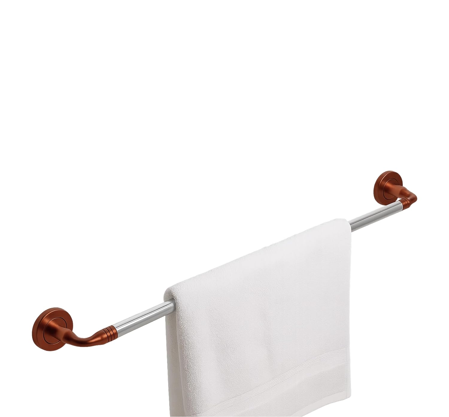 Stainless Steel Towel Rod with elegant gold finish for a premium bathroom look