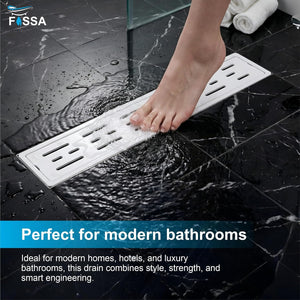 Size: 24 x 4 Inches Perfect Fit for Shower Floors
