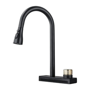 Rainfall Kitchen Sink Faucet Pull Out Four Water Outlet Modes Cold and Hot kitchen-tap