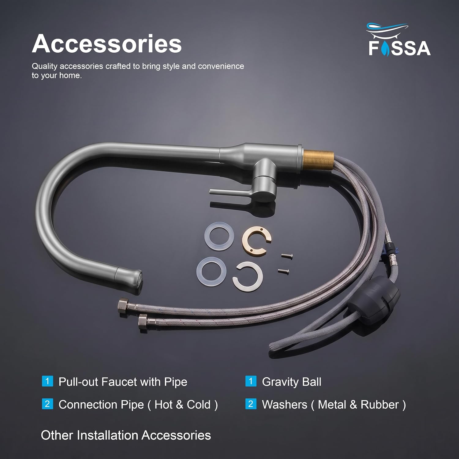 Designed for convenient washing, rinsing and sink cleaning.