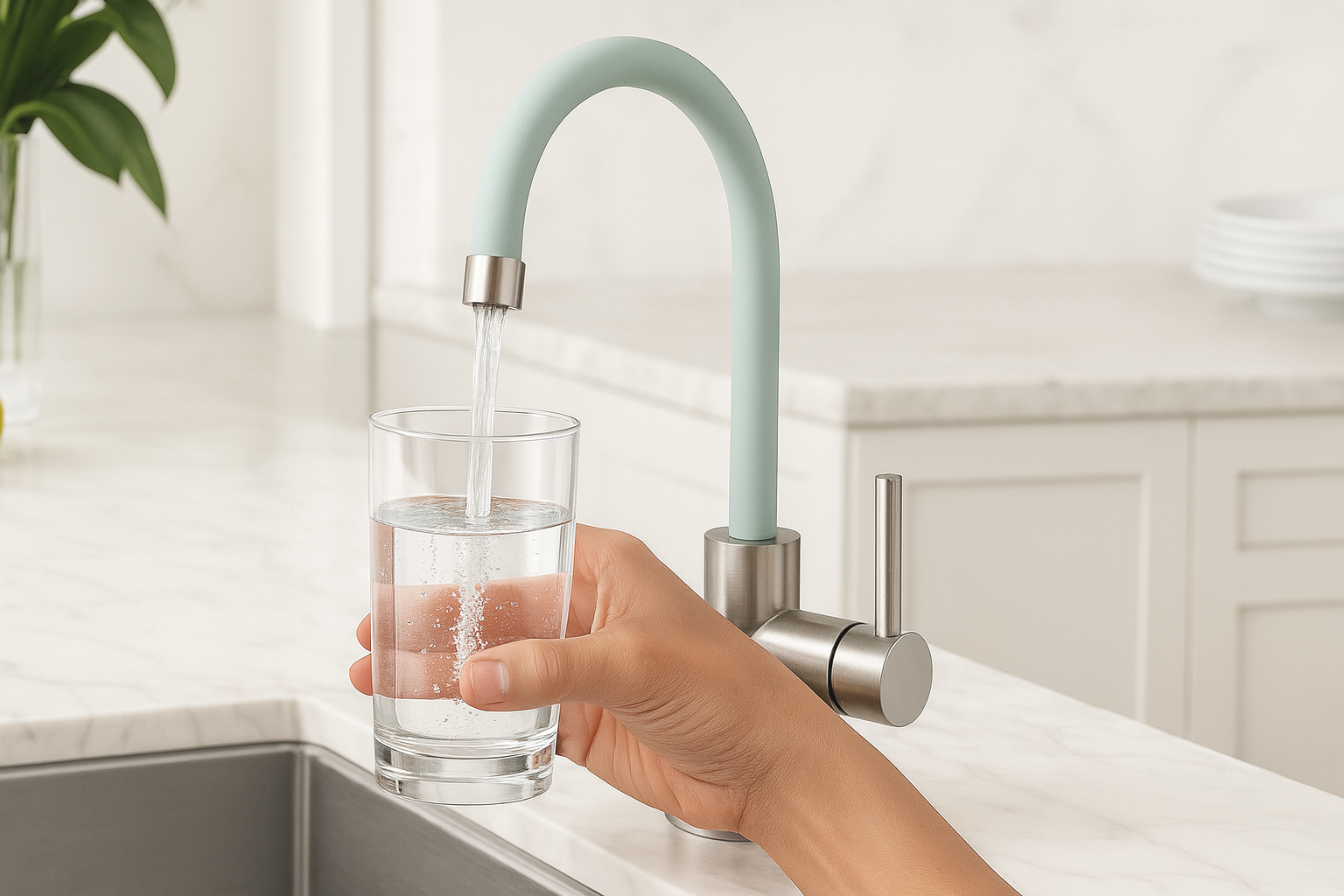 Flexible RO tap faucet designed for drinking water use in kitchen