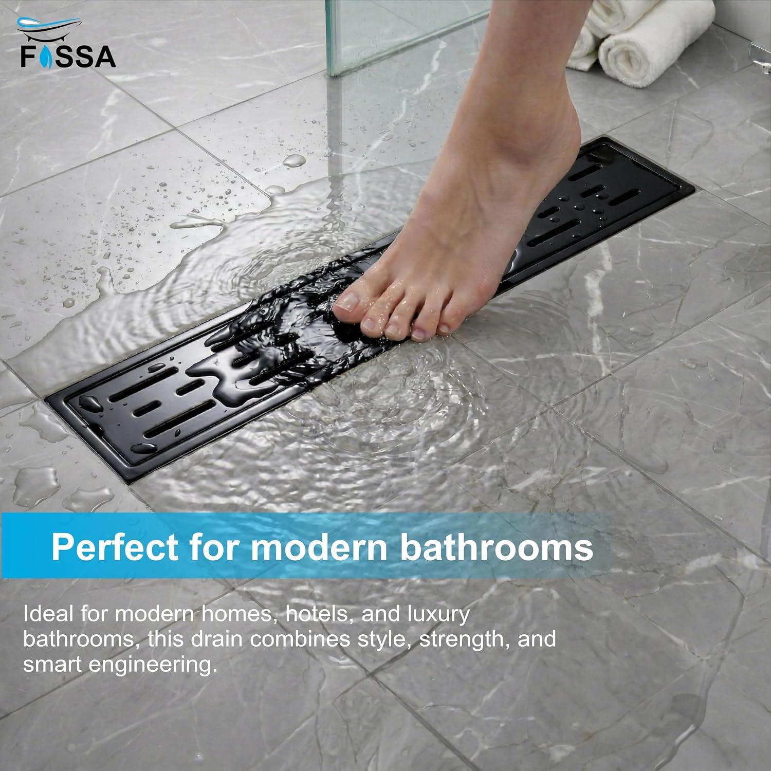 Ideal for Shower Areas Perfect for Modern Bathrooms & Wet Spaces
