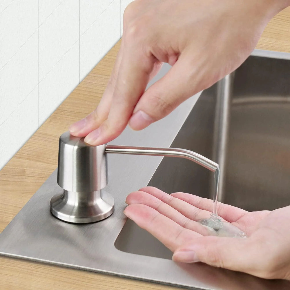 Sink soap dispenser for kitchen and wash basin use”