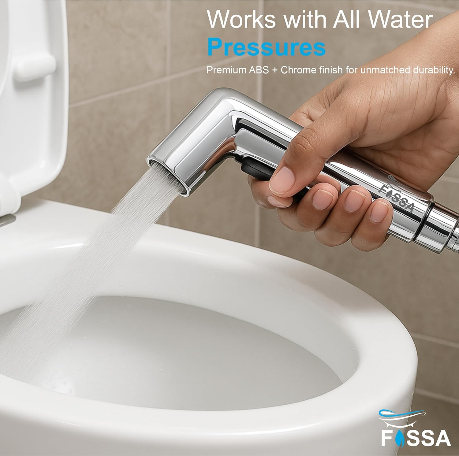 Soft & Controlled Water Flow for Daily Hygiene
