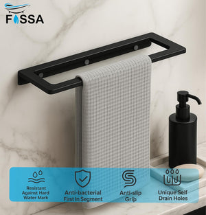 Keeps bathroom items organized without taking extra space.