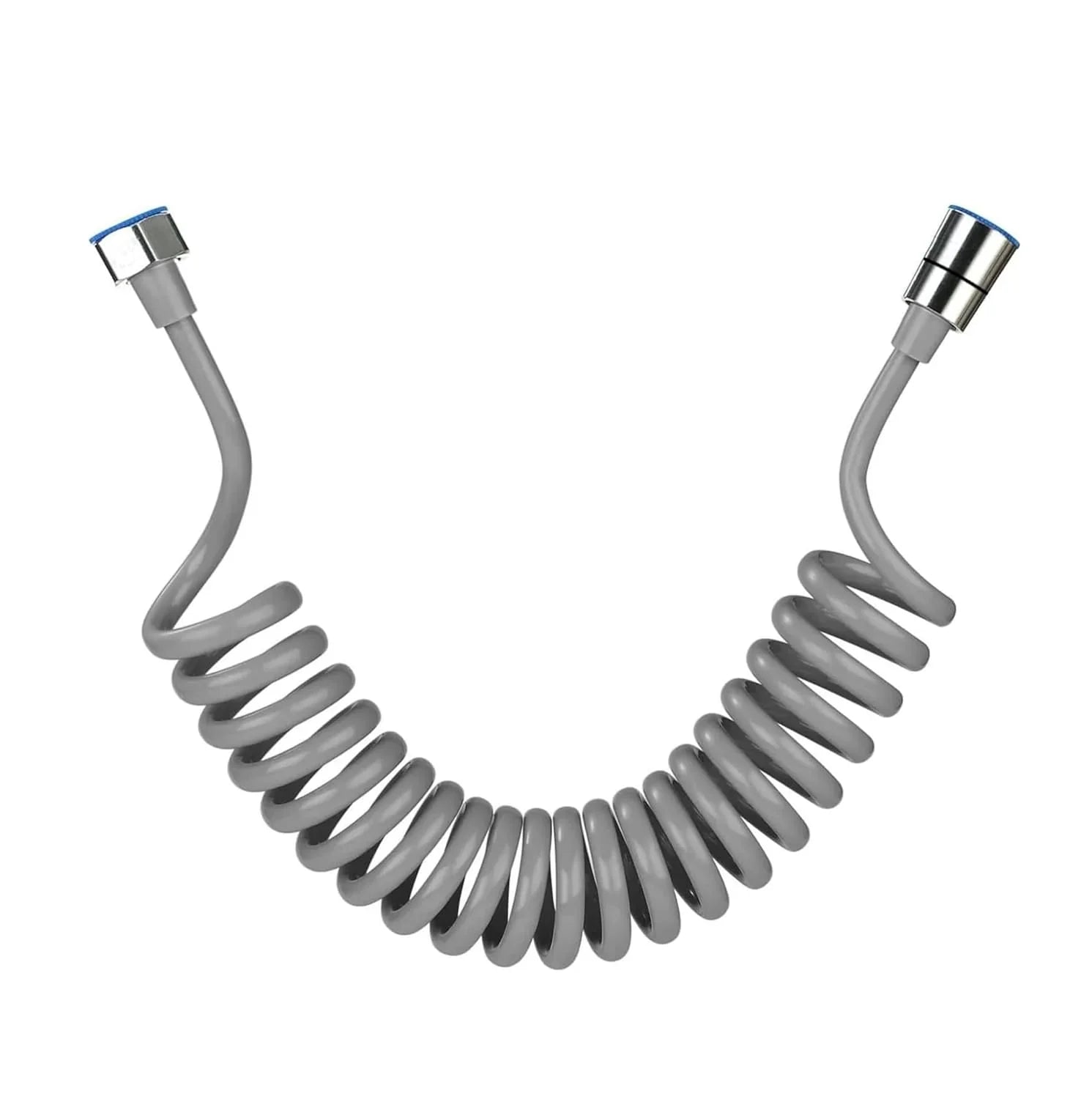 Fossa Spring Flexible Shower Hose, 1 Meter Plastic Telescopic Shower Hose for Water Plumbing Toilet Bathroom Spiral Flexible Shower 