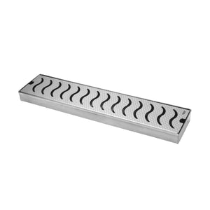 Strong stainless steel construction supports durable and long-lasting bathroom use.