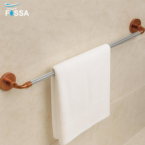 Firm and stable towel rod suitable for hand towels and bath towels.