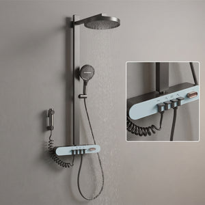 Aspire Luxury Stainless Steel Overhead Shower for Modern Bathroom