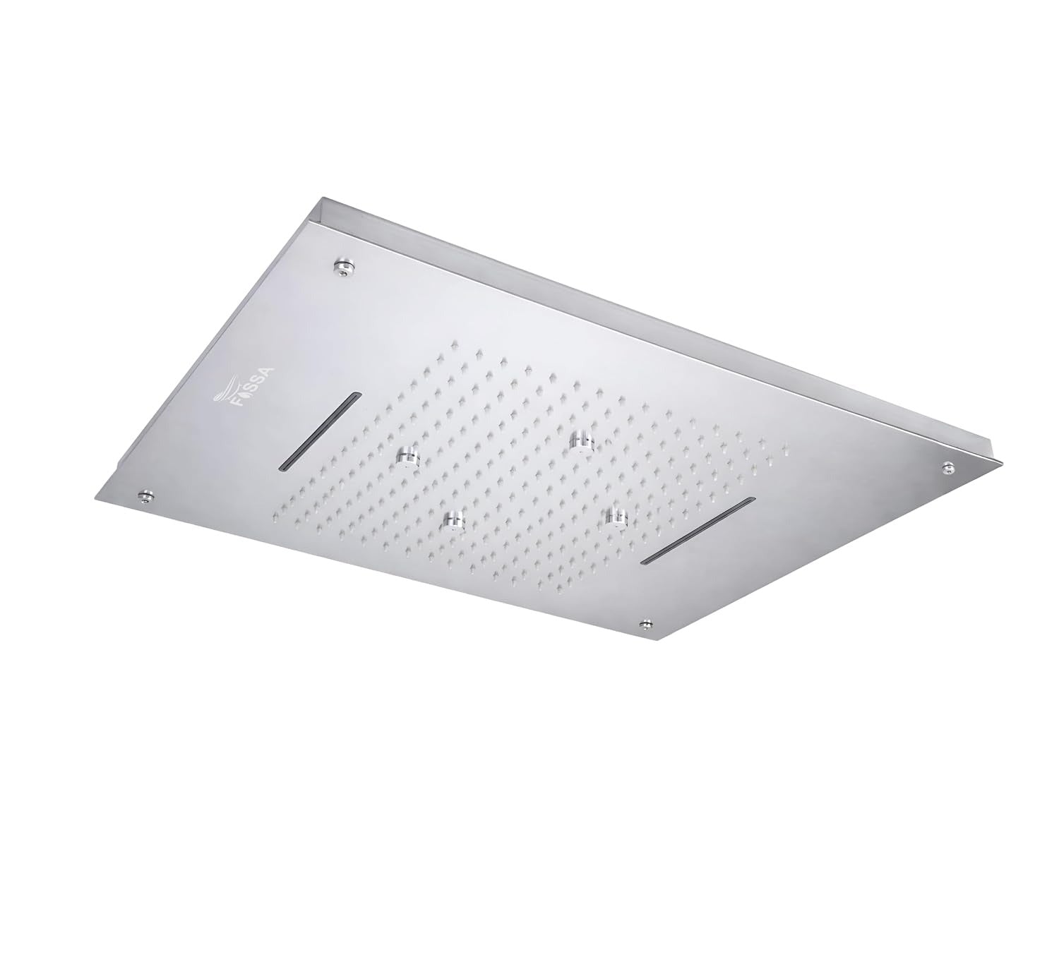 three mode overhead shower mist rain waterfall 22x20 inch bathroom shower head