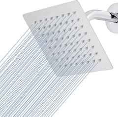 Ultra Sleek 304-Grade Overhead Shower (4 x 4 inches) - by Fossa Fossa Home
