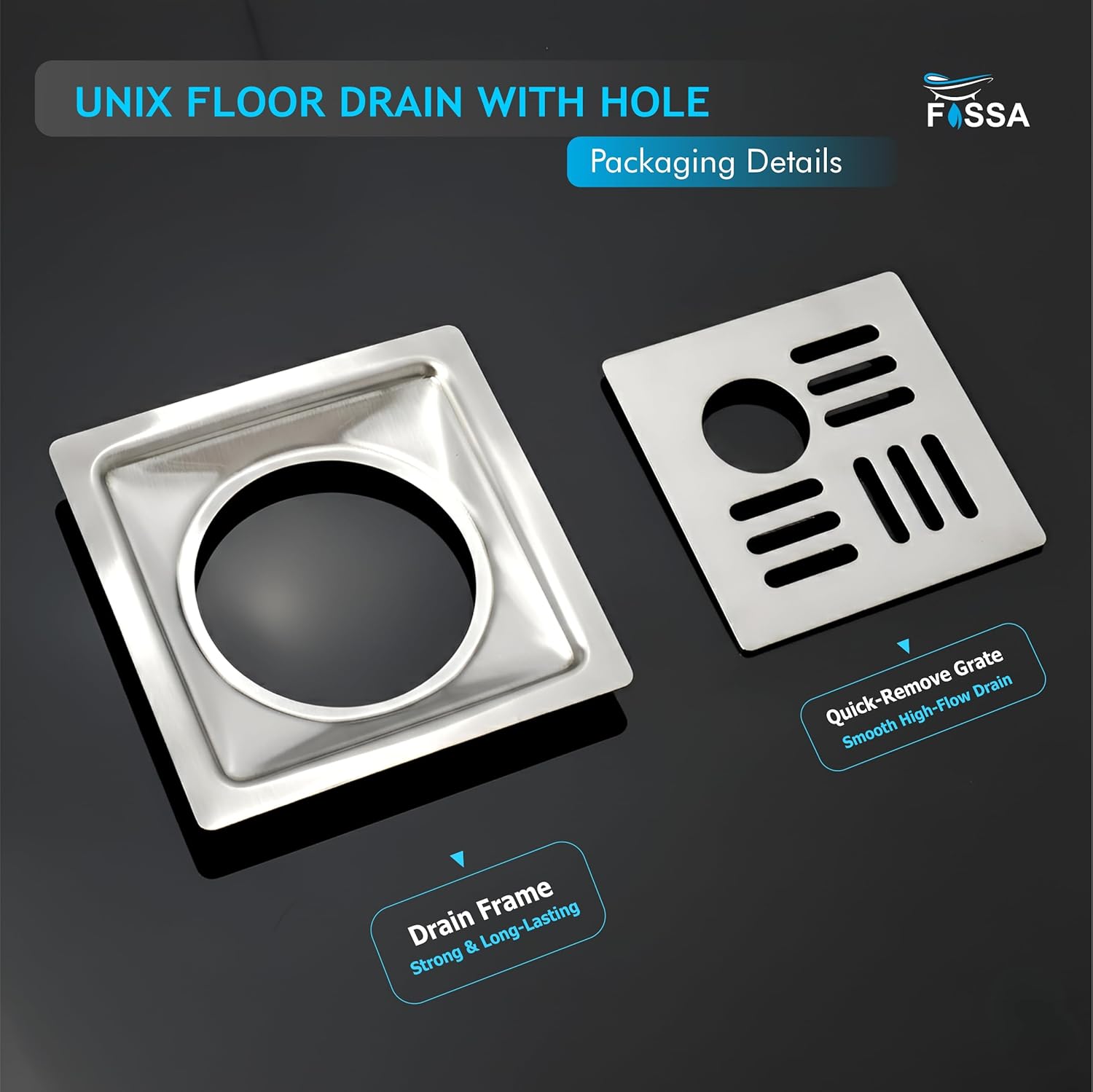 Designed to resist corrosion and daily water exposure.