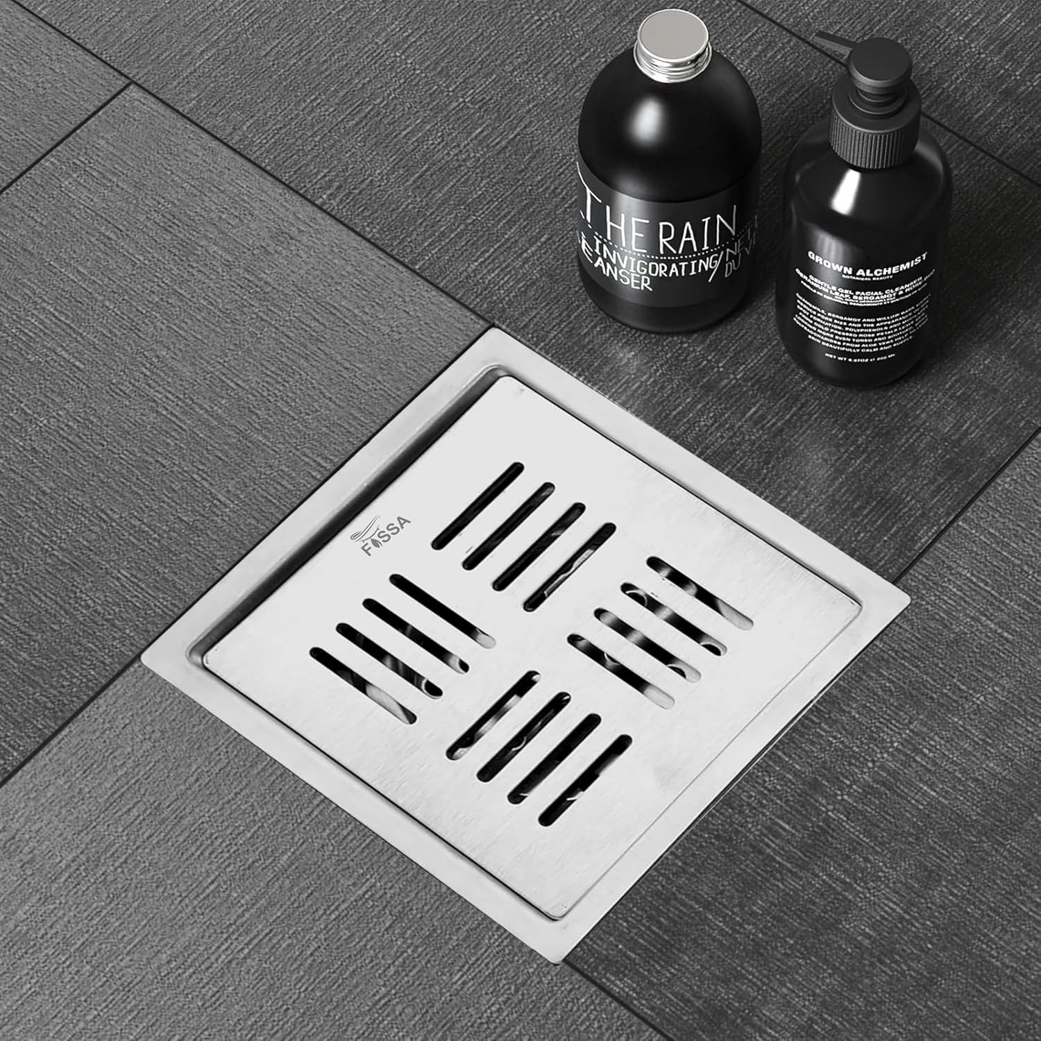 Unix Floor Drain (6 x 6 Inches) Stainlees Steel