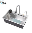 Waterfall High quality kitchen sink silver 