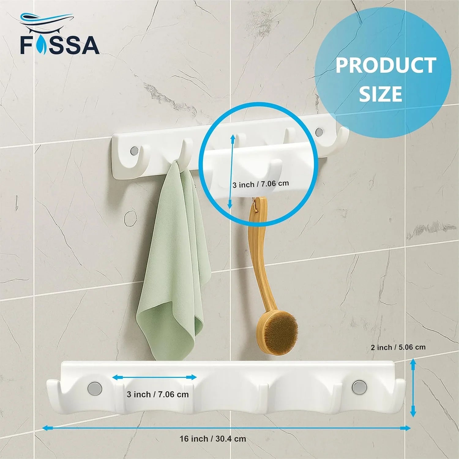 white bathroom cloth hanger abs ceramic finish modern design