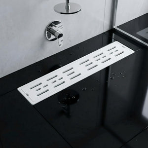 White Shower Channel Floor Drain
Premium & Modern Bathroom Solution