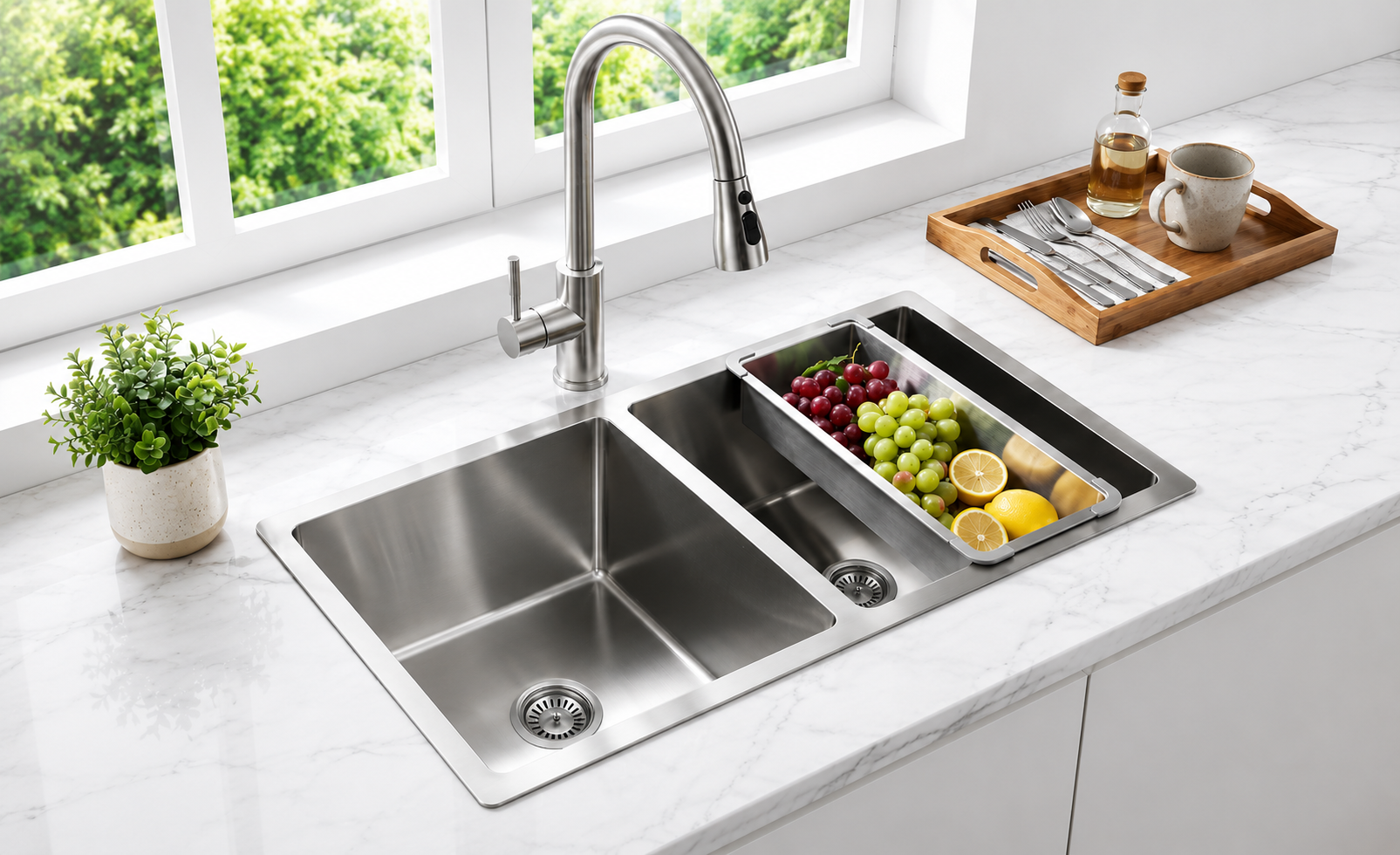 Kitchen Sink  Deep Bowl Design  Easy Daily Washing