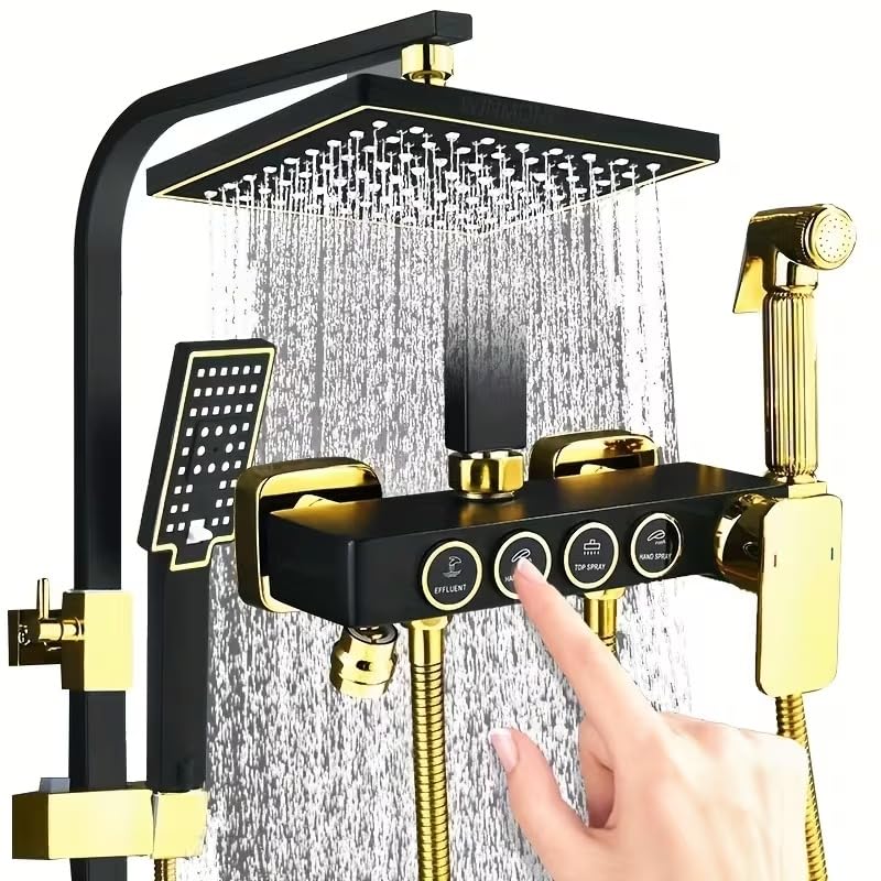 Aspire shower panel for modern bathroom
