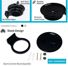 wall mounted soap holder, bathroom accessories set, modern soap holder, compact soap dish, durable soap holder, multipurpose soap tray, hotel bathroom accessories, easy to install soap dish, stylish soap holder, decorative soap dish, bathroom storage solutions, sleek soap holder, functional design soap dish, luxury soap dish, bar soap holder, soap tray for bathroom, stainless steel soap holder, contemporary soap holder, gold black bathroom decor, bathroom organization