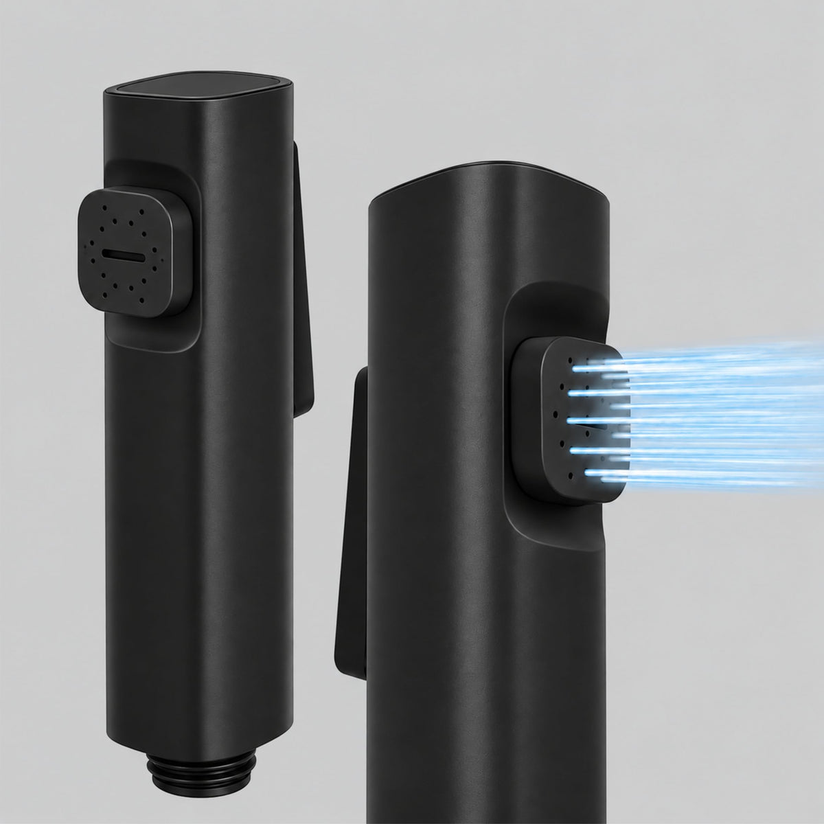 Fossa Erica Black ABS Health Faucet Gun with Matte Finish