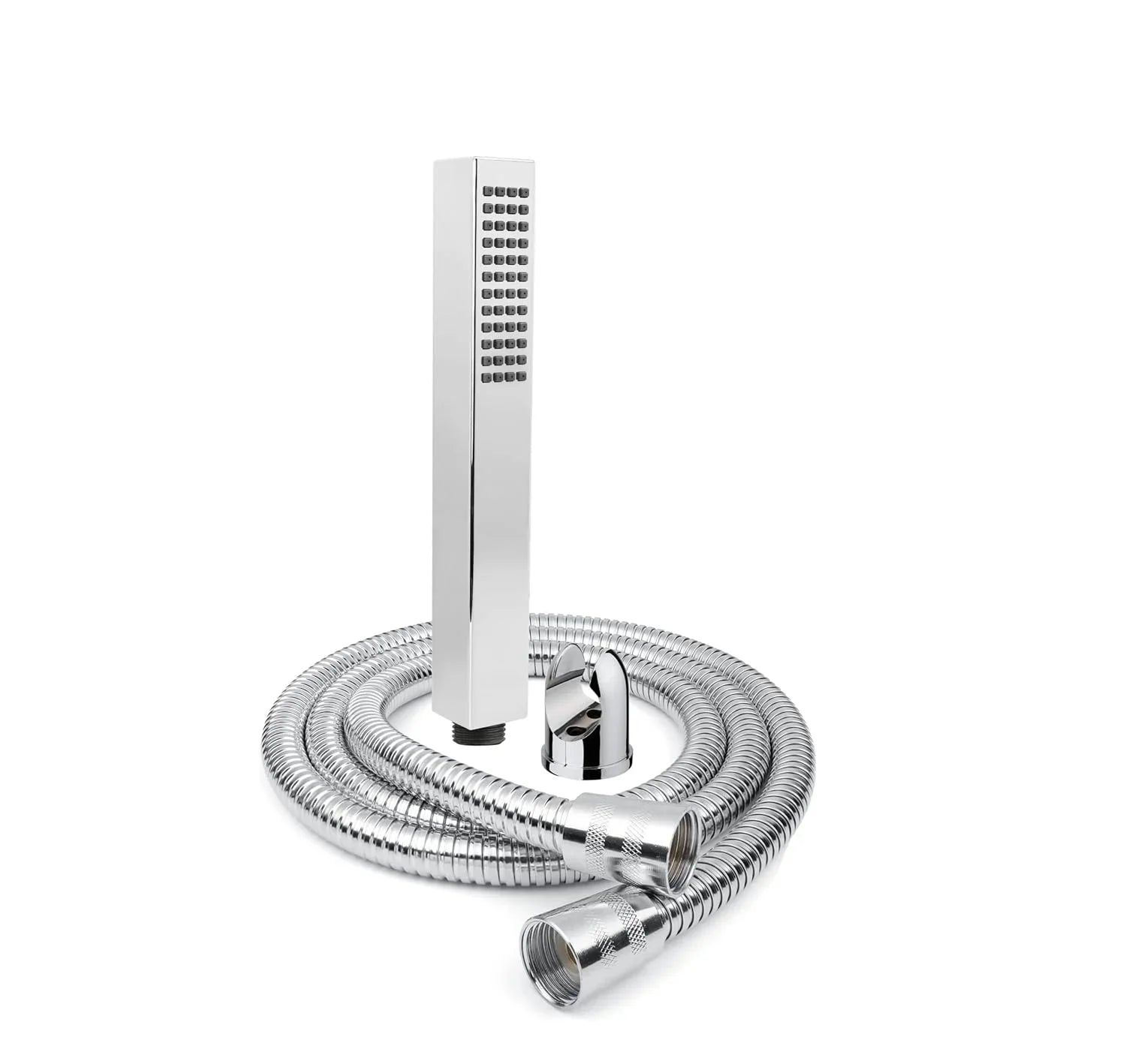 Fossa Hexa Square ABS Hand - Held Shower for Bathroom, High Pressure Shower Set Chrome Finish (Only Hand Shower) - Fossa Home