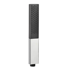 Fossa Vista Square ABS Hand-Held Shower for Bathroom, High Pressure Shower Chrome Finish (Only Shower) - Fossa Home 