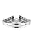 Caddy Stainless Steel Corner Shelf (Silver)
