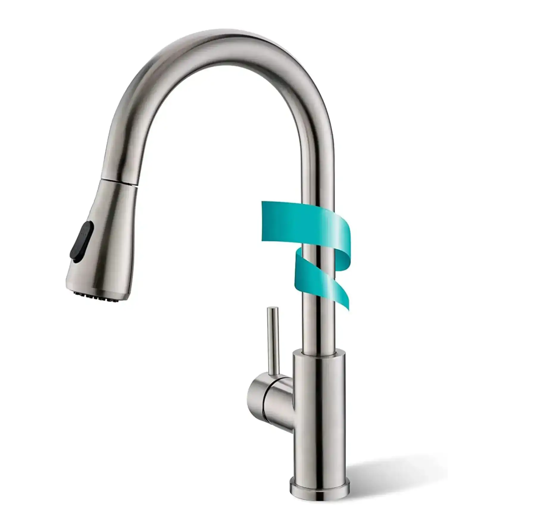 Fossa Pull-Out Kitchen Tap 360° Swivel Range Sink Mixer Tap Single Lever Mixer Tap for Kitchen Sink ( Light Weight) Fossa Home