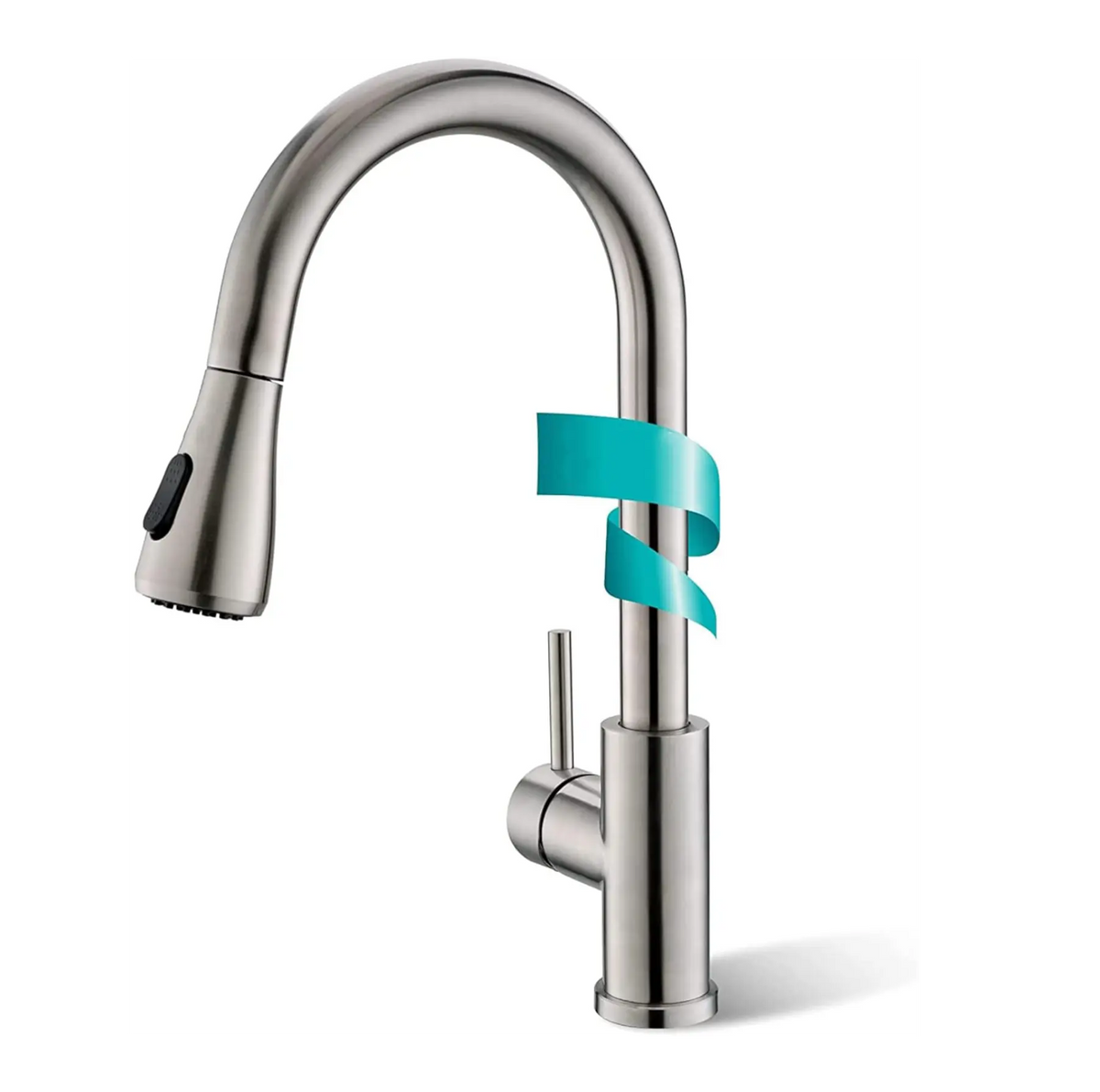 Fossa Pull-Out Kitchen Tap 360° Swivel Range Sink Mixer Tap Single Lever Mixer Tap for Kitchen Sink ( Light Weight) Fossa Home