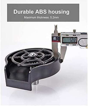 FOSSA Faucet | Glass Rinser for Kitchen Sink, Glass Cleaner for Home Bar| Glass Sink Sprayer | Polished Chrome Fossa Home