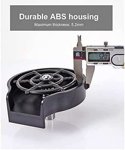 FOSSA Faucet | Glass Rinser for Kitchen Sink, Glass Cleaner for Home Bar| Glass Sink Sprayer | Polished Chrome Fossa Home