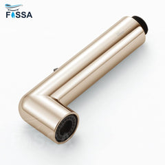 Fossa Magnetic ABS Health Faucet for Toilet and Bathroom – Health Faucet with Stainless Steel1 Meter Hose Pipe & Magnetic Holder | Rose Gold - Fossa Home 