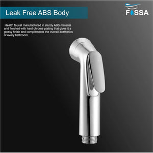Fossa Nexus Health Faucet for Bathroom Hand Spray for Toilet Leak Proof Toilet Sprayer Portable Hand Faucets with 1 mtr Pipe and Hook (Olny Gun) Fossa Home