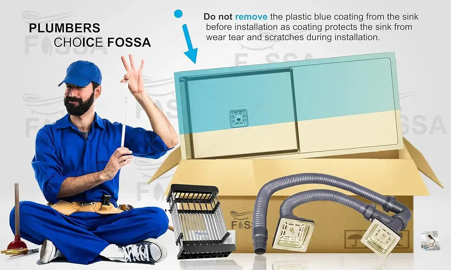 Fossa 37"x18"x10" Inch Single Bowl With Drain Board Premium Handmade Kitchen Sink Gold Fossa Home