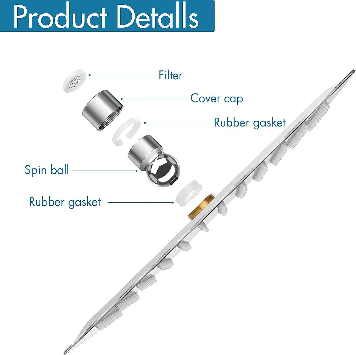 Fossa Rain Overhead Shower Square 304 Stainless Steel Rain Showers Overhead Wall Mounted, With Arm Fossa Home