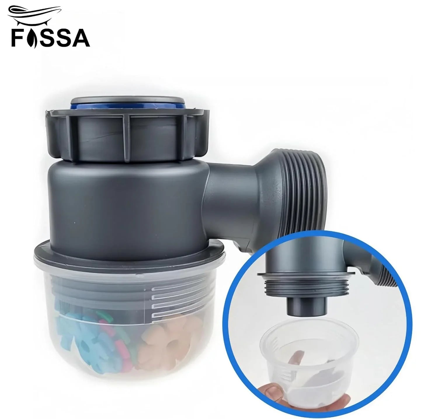 Fossa Kitchen Sink Drain Pipe Kit, Professional Thickened Flexible Drain Pipe Kit Odor Resistant Pop - up Drain Pipe Kit - Fossa Home
