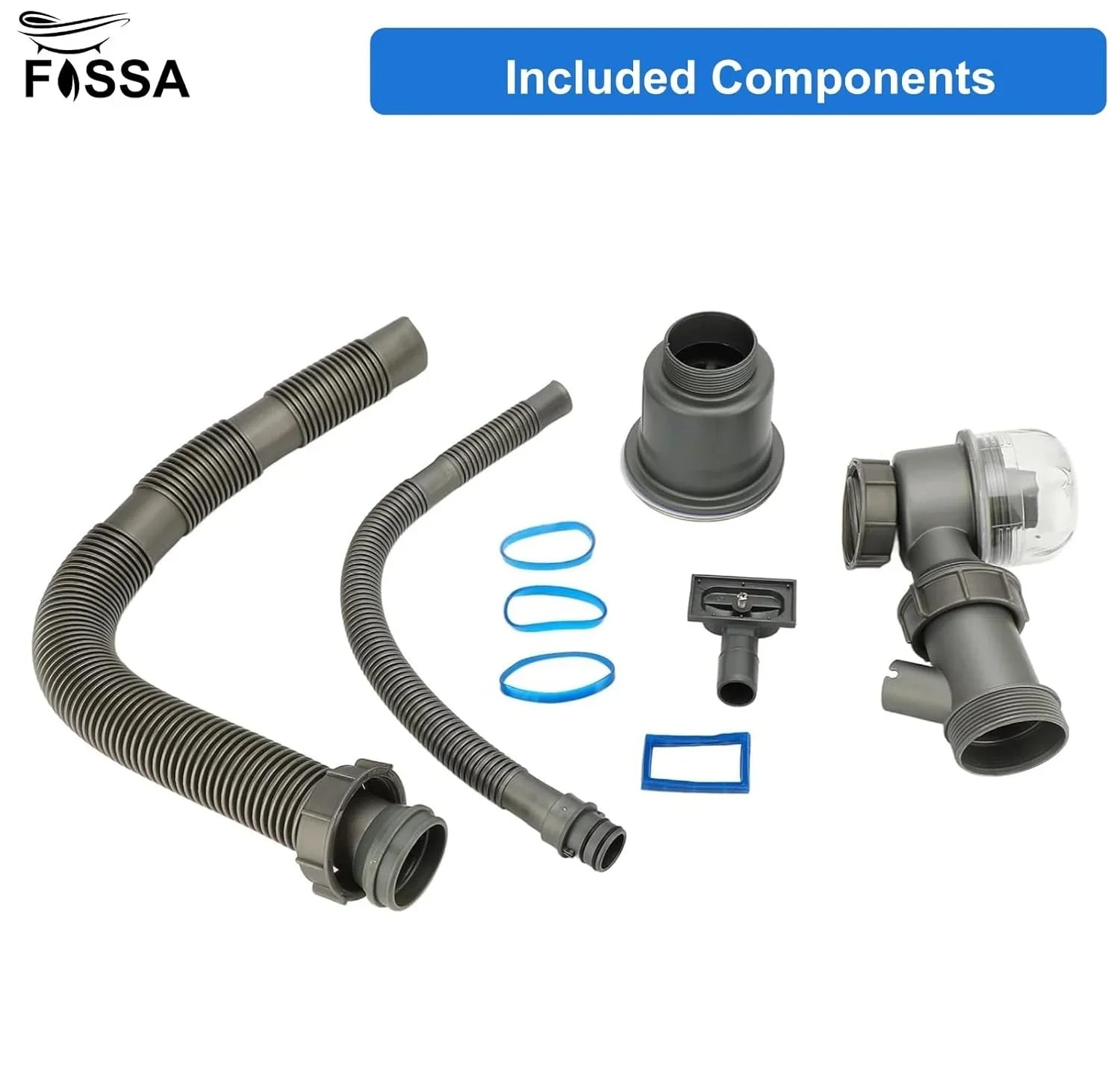 Fossa Kitchen Sink Drain Pipe Kit, Professional Thickened Flexible Drain Pipe Kit Odor Resistant Pop - up Drain Pipe Kit - Fossa Home
