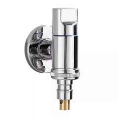 Fossa Laundry Faucet Washing Machine Faucet Water Spigot Outdoor Faucet Handle Hose Faucet Dishwasher Angle Valve (Chrome Finish) - Fossa Home