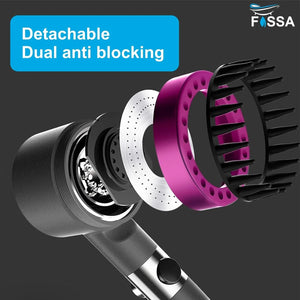 Fossa Snow Shower Head with Filter, High Pressure Shower Head Water Saving, Massage Hand Shower with 3+1 Jet Types, Rain Shower Head with Stop Function with 1.5 Meter Hose Pipe, Hook - Fossa Home