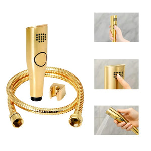 Italian Gold ABS Health Faucet with 1 Meter 304-Grade SS Hose Pipe & Hook - Fossa Home 