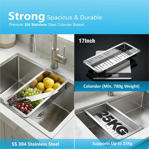 • Spacious Double Bowl Kitchen Sink
