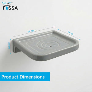 Stylish Grey Soap Holder for Bathroom