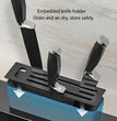  Knife holder with waterfall kitchen sink 