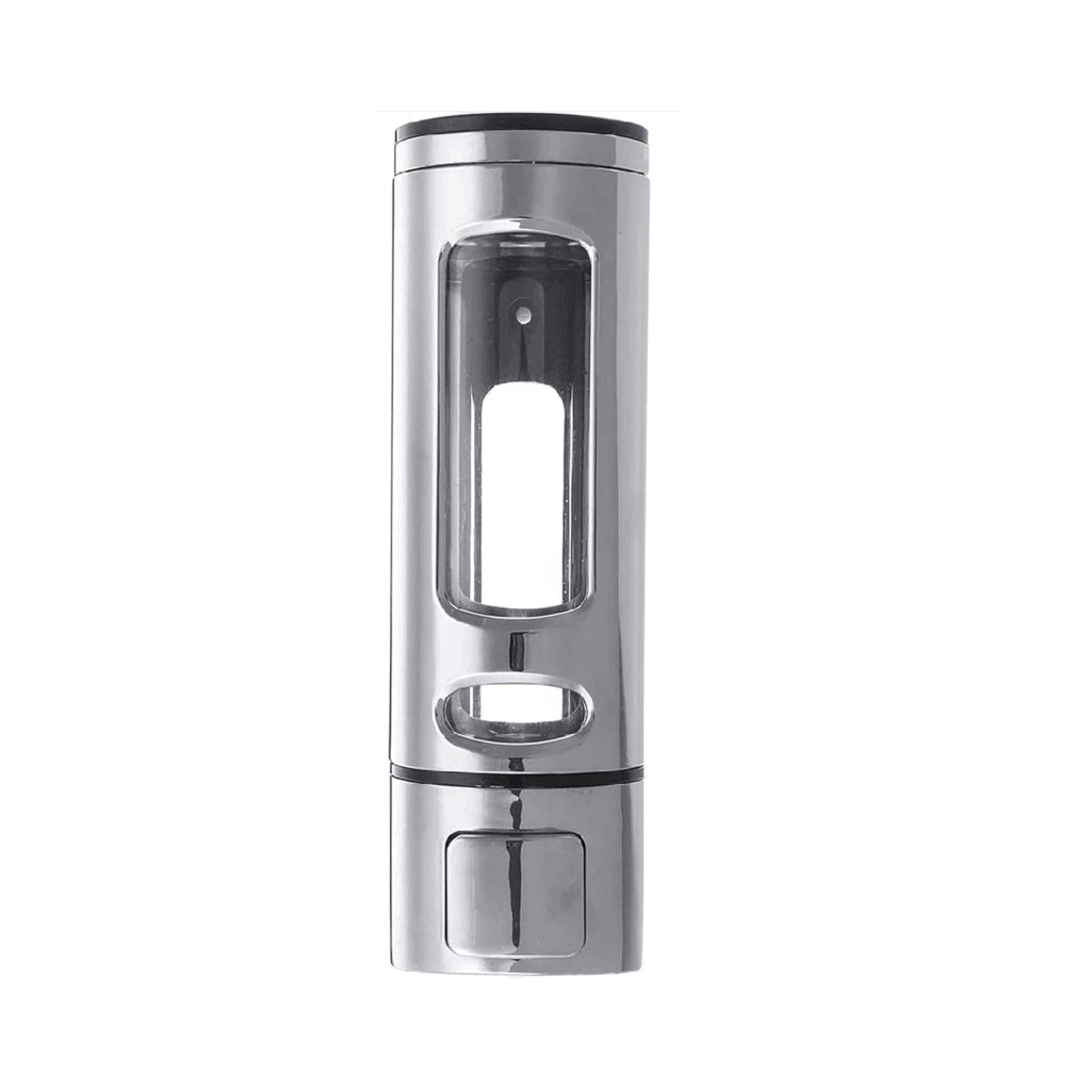Fossa Wall-Mount Soap Dispensers 400ML Manual Soap Bathroom for Hair Shampoo Shower or Hand Cleanser Chrome