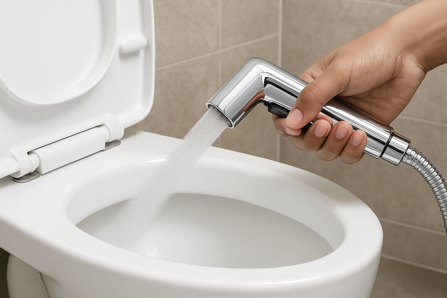 Magnetic silver health faucet for bathroom