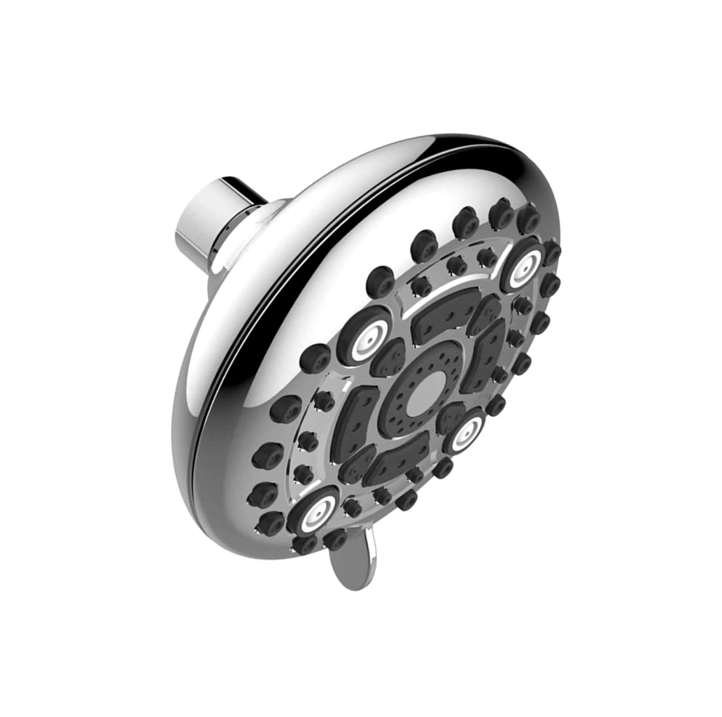 Fossa Fixed Shower Head | High Pressure Showerhead 6 Spray Settings 5 inch Adjustable Shower Head Saturating Massage bubbling saturating & Massage saturating & bubbling Water Saving Spray